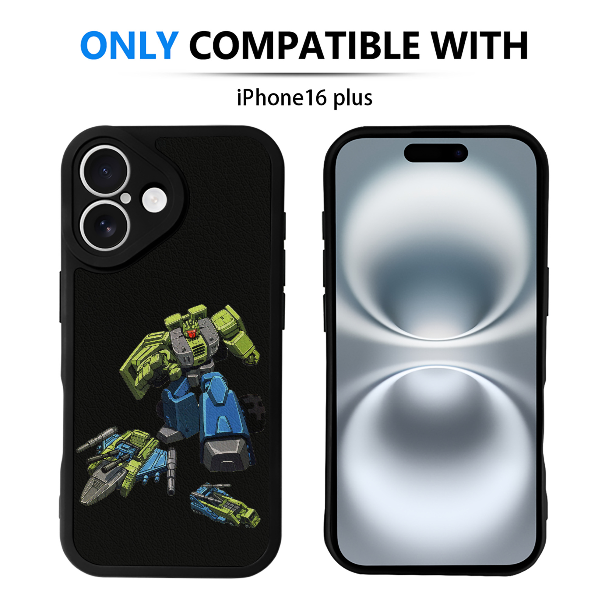（画像用）  【iPhone 16シリーズ対応】シリコンスマホケース（レザー調） 材質：シリコン